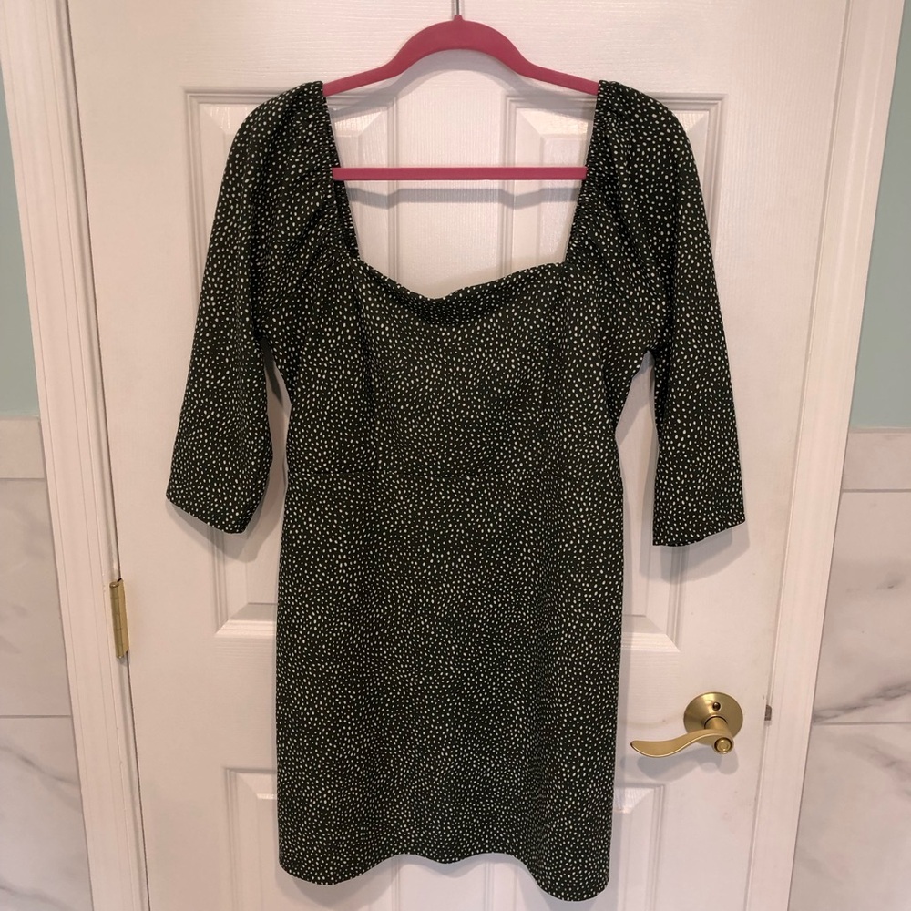 Leith square neck dress